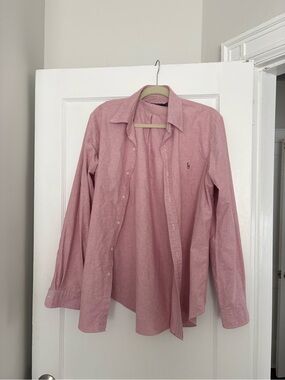 Ralph Lauren Men’s Light Pink Button-Down Dress Shirt